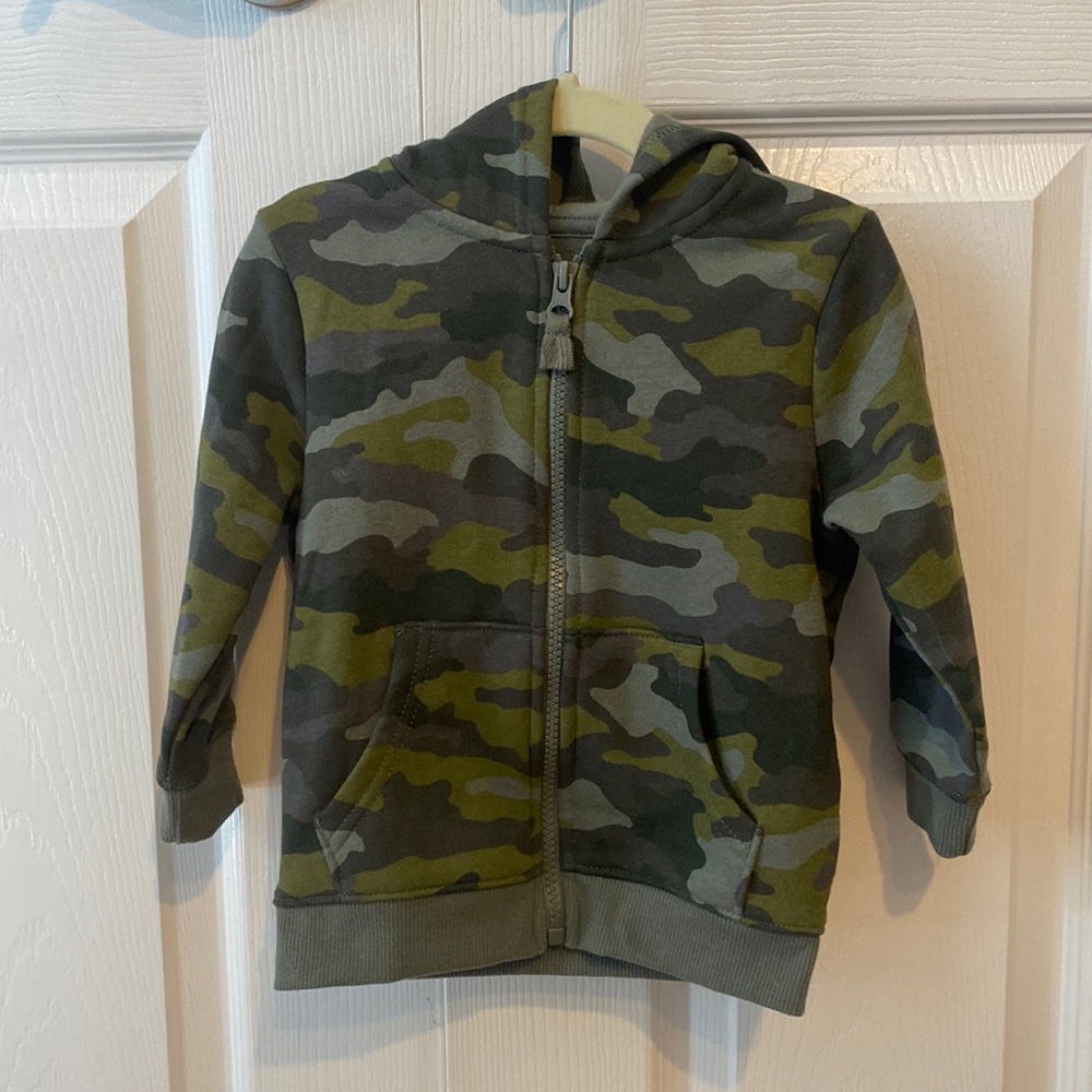 Camo zip jacket